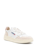 Autry Medalist Low Wom Leat/Suede Wh/Coco Shl