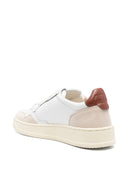 Autry Medalist Low Wom Leat/Suede Wh/Coco Shl