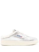 Autry Mule Low WAM LEAT/SHEARLING SREBRI