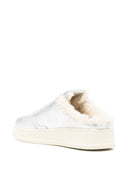 Autry Mule Low WAM LEAT/SHEARLING SREBRI