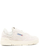 Autry Clc Low Wom Suede/Mesh Cream/White