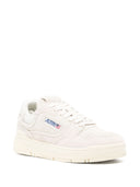 Autry Clc Low Wom Suede/Mesh Cream/White