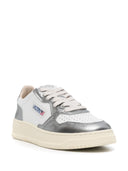 Autry Medalist Low Wom Leat/Leat Wht/Steel