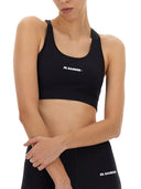 Jil Sander Crop Top z logo