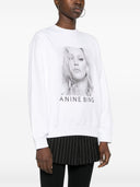 Anine Bing Ramona Sweatshirt Kate Moss White