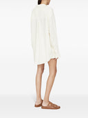 Anine Bing Lake Pullover Shirt Ivory