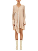 Vestido de crepe Fendi