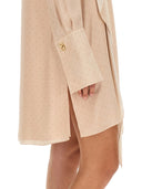 Vestido de crepe Fendi