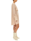 Vestido de crepe Fendi