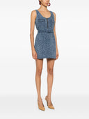 فستان قصير من قماش الدنيم من سيلف بورتريه