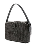 Self -Porträt schwarzer Strassketten -Kettenmail -Mikro -Tasche