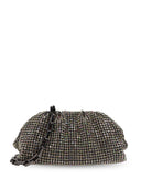 Self Portrait Multi Rhinestone Chainmail Clutch Bag