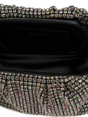 Self Portrait Multi Rhinestone Chainmail Clutch Bag