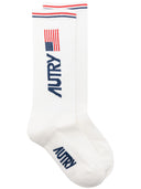 Autry Socks Main Unisex Autry Flag White