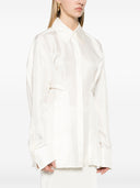 Róhe Waisted Silk Top