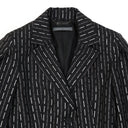 Alberta Ferretti Wool Logo Jacket