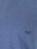 Fay T Shirt Fay Piquet Tinto Frosted
