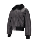 Ami Veste Zippée En Cuir