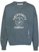 Golden Goose Journey Unisex Crew Neck Vintage College Print Sweatshirt