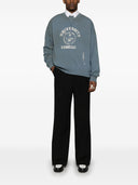 Golden Goose Journey Unisex Crew Neck Vintage College Print Sweatshirt