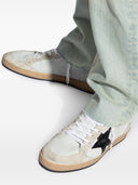 Golden Goose Ball Star Nappa Upper Suede Toe And Spur Cocco Printed Star And Heel