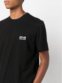 Golden Goose Star M's Regelmatig T -shirt/ logo/ Big Star Back/ Blackboard