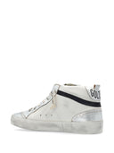 Golden Goose Mid Star Laminated Toe Heel And Spur Nappa Upper Suede Star Laminated Suede Wave