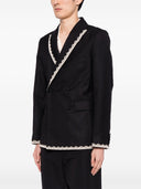 Bode Lacework Double Breasted Tuxedo Jacket