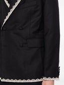 Bode Lacework Double Breasted Tuxedo Jacket