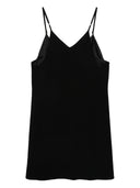 Strong Strong Stretch Cady Cracks Mini Slip Dress