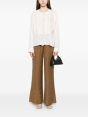 Strong Strong Co/Se Voile Shirt Plastron Origami Georgette