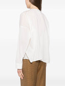 Strong Strong Co/Se Voile Shirt Plastron Origami Georgette