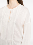 Strong Strong Co/Se Voile Shirt Plastron Origami Georgette
