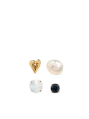 Strong Set Of 4 Sculpture Earrings