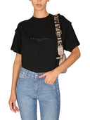 Stella Mc Cartney Crystal Logo T Shirt