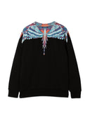 Marcelo Burlon County Of Milan Blue Birds Wings Crewneck