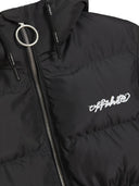Off White Piumino Con Zip Diag