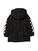 Off White Piumino Con Zip Diag
