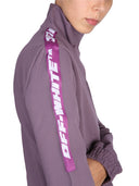 Sweat-shirt blanc avec des bandes de logo