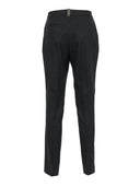 Fabiana Filippi Pantalone Regular Fit In Flanella Color Ardesia
