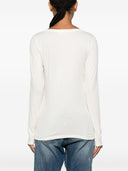 Closed Deep Neck Long Sleeve