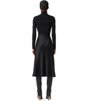 Elisabetta Franci Black Turtleneck Dress