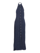 7 For All Mankind Halter Long Shirt Dress Blossom