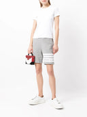 Thom Browne - Short mi-cuisse avec 4 barres techniques en bouclage classique