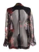 Shirt A Porter Blazer In Organza Di Seta
