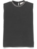 Golden Goose Journey W`s Sleeveless Padded Shoulders T Shirt