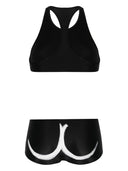 Moschino Bikini With Graphic Print On The Back