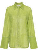 Oseree Shirt With Bell Sleeves With Wire