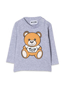 Moschino T-shirt en peluche ours en cotone