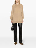 Suéter de lana virgen moschino con encanto de corazón